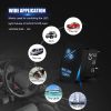 Led Light Switch Off Road Lights LED Light Bar On-Off Whip Tech Whip Rocker Switch with Jumper Wire, 5 Pin, 20 Amp, 12V LED Lights Led Light Switch (O