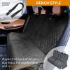 Dog Car Seat Cover For Back Seat Conversible 4-in-1 Waterproof Seat Cover Scratchproof Car Seat Protector Cover
