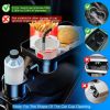 Car Cup Holder Tray 360Â¬âˆž Rotating Car Bottle Holder Expander Adapter